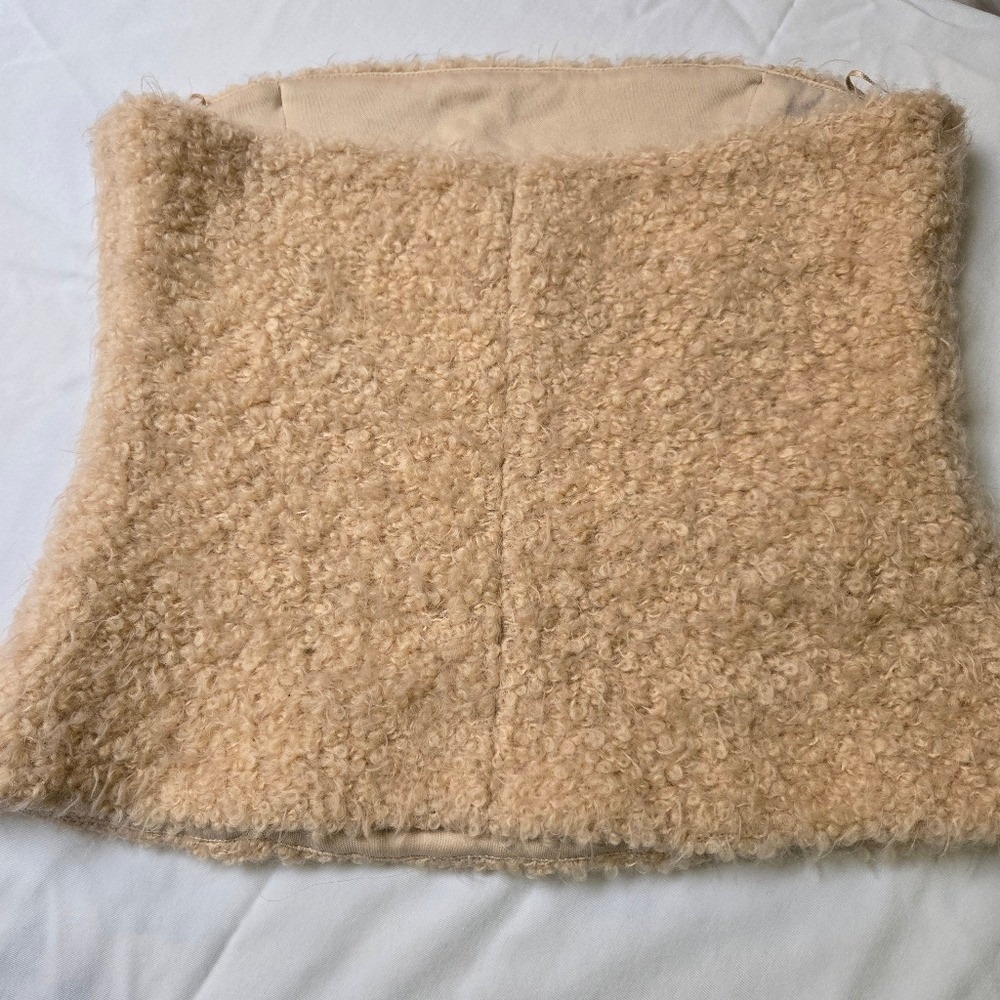 Zara fur Bustier NWT - Size M - Picture 4 of 7